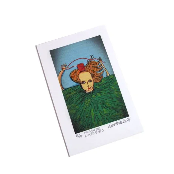 Art print "Hilando historias" | "Weaving Stories" | Digital Art